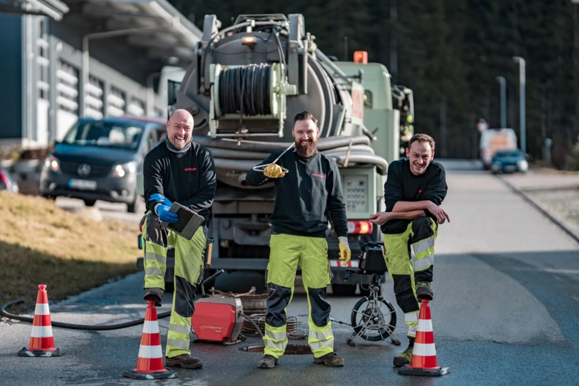 Ablauf von Kanalreinigung und Rohrreinigung in Eggenfelden